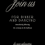 "Refined Beauty" - Reception Cards in Cream by Stacey Day - Detail