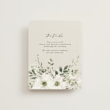 "Verde" - Reception Cards in Meadow by Petra Kern - Front