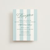 "Island Palm" - Reception Cards in Low Tide by Susan Zinader - Front