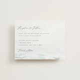 "At Sea" - Reception Cards in Sky by Nicoletta Savod - Front