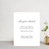 "One and Only" - Reception Cards in Classic Bride by Design Lotus - Front
