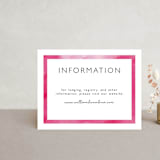 "Skyline -New York" - Reception Cards in Magenta by Laura Condouris - Front