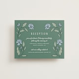 "Botanical" - Reception Cards in Garden by Kelly Watkins - Front