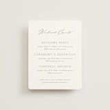 "Victoria" - Reception Cards in Clover by Kelly Schmidt - Front