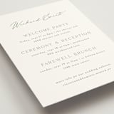 "Victoria" - Reception Cards in Clover by Kelly Schmidt - Detail