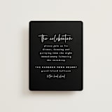 "In this together" - Reception Cards in Black Tie by Lea Delaveris - Front