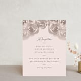 "set in stone" - Reception Cards in Dusty Rose by Mansi Verma - Front