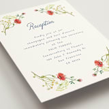 "Wildflower Romance" - Reception Cards in Ivory by frau brandt - Detail