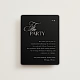 "Sibonie" - Reception Cards in Ivory by Melanie Kosuge - Front