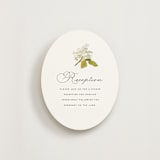 "Limelight" - Reception Cards in Linen by Olivia Kanaley Inman - Front