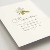 "Limelight" - Reception Cards in Linen by Olivia Kanaley Inman - Detail