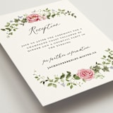 "Ornate" - Reception Cards in Peony by Sarah Knight - Detail