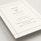 "Black Tie Elegance" - Reception Cards in Tuxedo by Nicoletta Savod - Detail