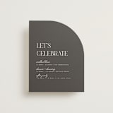 "Clarity" - Reception Cards in Diamond by Heather Cairl - Front