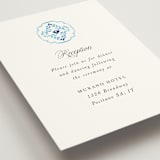 "Almafi" - Reception Cards in Cerulean by Itsy Belle Studio - Detail
