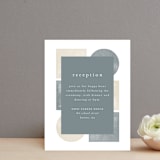 "Abstract Shapes" - Reception Cards in Vineyard by Paden Gillette - Front