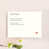 "Destination" - Reception Cards in Lilac Haze by leslie hamer - Front