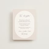 "Around" - Reception Cards in Cloud by Kaydi Bishop - Front