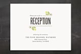"Unity" - Reception Cards in Avocado by Griffinbell Paper Co. - Front