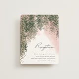 "veil sweet" - Reception Cards in Blush by Cass Imagines - Front