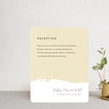 "Collage" - Reception Cards in Golden Rod by Ann Gardner - Front
