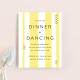 "Direction" - Reception Cards in Lemon by Owl and Toad - Front