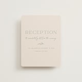 "Soft Arch" - Reception Cards in Sage by Erica Krystek - Front