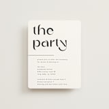 "Marcona" - Reception Cards in Ink by Blustery August - Front