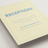 "Sienna" - Reception Cards in Skyblue by Ellen Schlegelmilch - Detail
