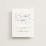"Aristocratic" - Reception Cards in Sky by Creo Study - Front