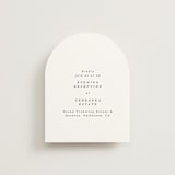 "traditional love story" - Reception Cards in Black Tie by Phrosné Barwood - Front