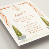 "Giardino" - Reception Cards in Flame by Pati Cascino - Detail