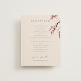 "Blossoms of Love" - Reception Cards in Champagne by frau brandt - Front