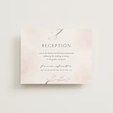 "Cherry Blossoms" - Reception Cards in Cherry Blossom by Stephanie Hawkes - Front