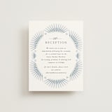 "AKARI" - Reception Cards in Wave by Melanie Kosuge - Front