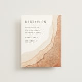 "Watercolor dune" - Reception Cards in Desert by Yuliya Evseeva - Front