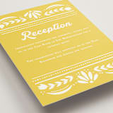 "Pretty Picado" - Reception Cards in Sunshine by Jessie Steury - Detail