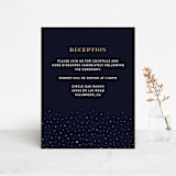 "Magical Day" - Reception Cards in Navy by katrina gem - Front