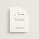 "legacy" - Reception Cards in Pure by Design Lotus - Front