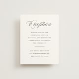 "Everything Love" - Reception Cards in Ebony by Louise Kay - Front