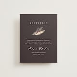 "Bohemian Pampas" - Reception Cards in Sand by Kaydi Bishop - Front