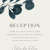 "Adore You" - Reception Cards in Great Lakes by Design Lotus - Detail