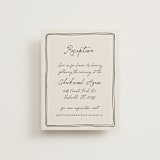 "Felicity" - Reception Cards in Vintage by Kelly Watkins - Front