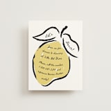 "Amore Mio" - Reception Cards in Nero by Helena Vitto - Front