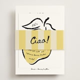 "Amore Mio" - Reception Cards in Nero by Helena Vitto - Assembled with Belly Band