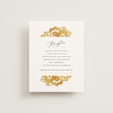 "Sparks" - Reception Cards in Sunshine by Corie Page - Front