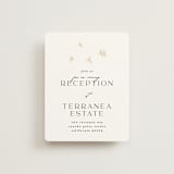 "Soar" - Reception Cards in Cream by Phrosné Barwood - Front