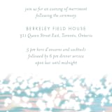 "Glisten" - Reception Cards in Rose Quartz by Sam Dubeau - Detail