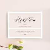 "Darling and Dashing" - Reception Cards in Blush by Alston Foster - Front