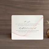 "cultured pearl" - Reception Cards in Pearl by Erin Deegan - Front